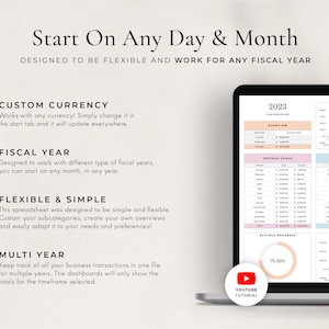 May include: A laptop computer screen displaying a spreadsheet with a savings goal tracker for the year 2023. The spreadsheet includes a savings goal, year overview, savings progress, and YTD savings. The spreadsheet is designed to be flexible and work for any fiscal year. The spreadsheet is designed to be simple and flexible. The spreadsheet is designed to work with different types of fiscal years. The spreadsheet is designed to work with any currency. The spreadsheet is designed to keep track of all business transactions in one file for multiple years. The spreadsheet is designed to show the totals for the timeframe selected. The spreadsheet is designed to be easily adapted to your needs and preferences. The spreadsheet is designed to be customized with your own subcategories and overviews. The spreadsheet is designed to be used to track your savings goals and progress. The spreadsheet is designed to be used to track your year overview. The spreadsheet is designed to be used to track your savings progress. The spreadsheet is designed to be used to track your YTD savings. The spreadsheet is designed to be used to track your business transactions. The spreadsheet is designed to be used to track your fiscal year. The spreadsheet is designed to be used to track your currency. The spreadsheet is designed to be used to track your timeframe. The spreadsheet is designed to be used to track your subcategories. The spreadsheet is designed to be used to track your overviews. The spreadsheet is designed to be used to track your needs and preferences.