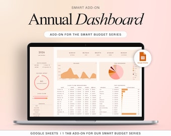 ADD-ON: Annual Overview Add On for Our Smart Budget Spreadsheet
