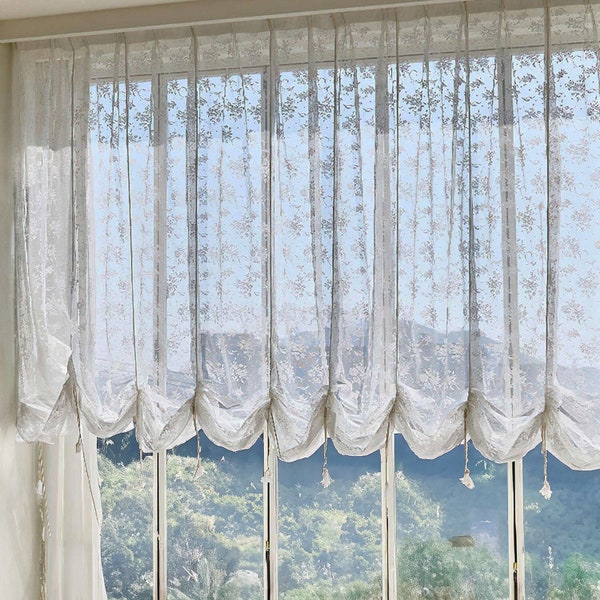 Tie up Curtain - Etsy