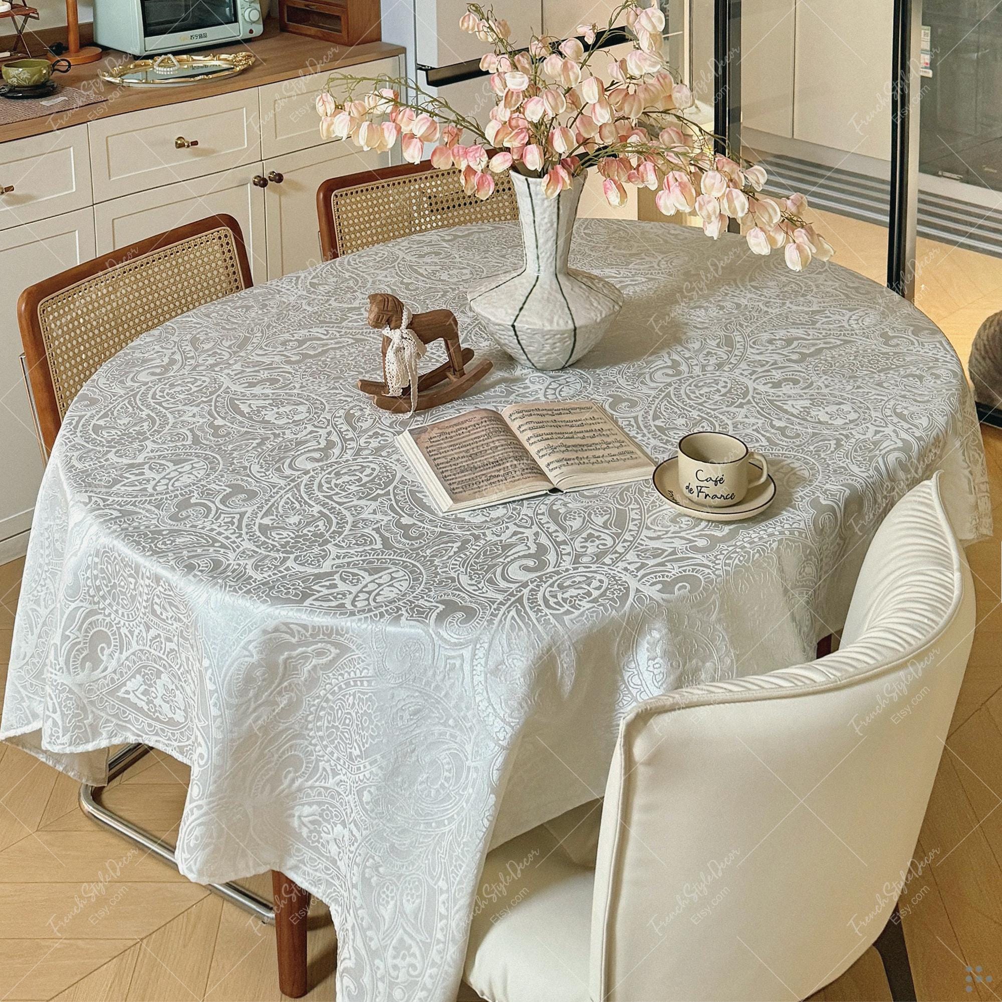 Waterford Tablecloth - Etsy NEW Marquis By Waterford Tablecloth 60 X 120 Inch Oblong White Fairmont main image 0