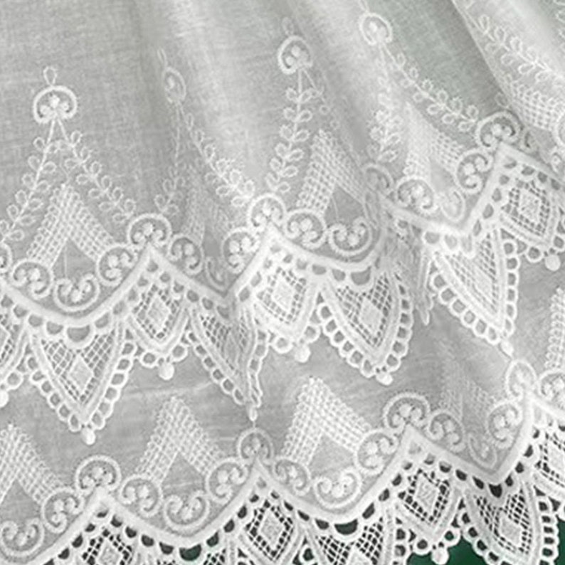 Vintage Comfortable Lace Chair Pads With Ties White Cotton Etsy