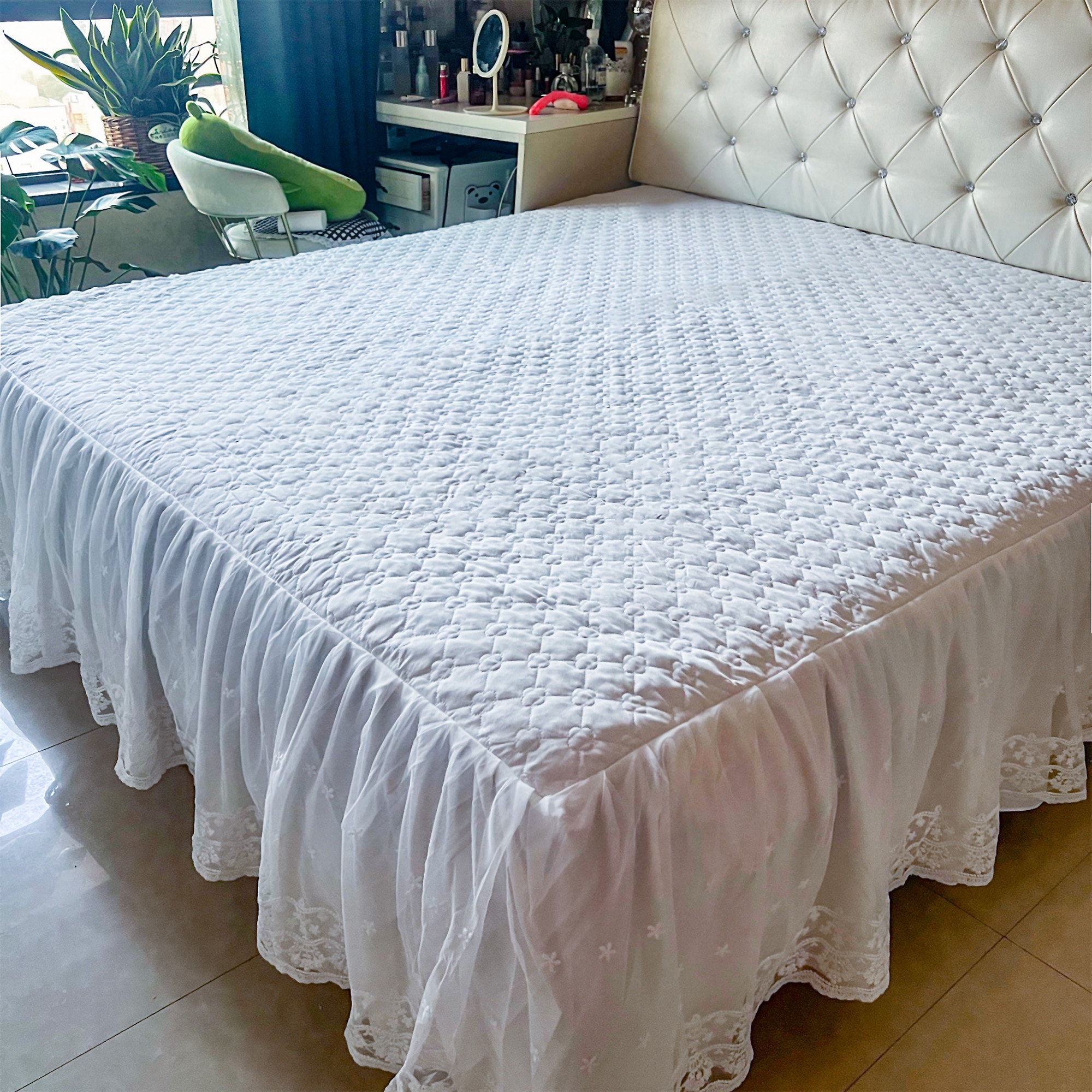 Couvre lit matelassé jacquard Dalle Reig Marti