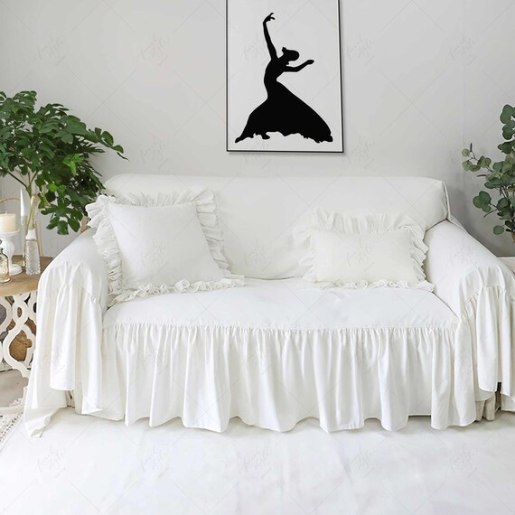 White farmhouse sectional deals