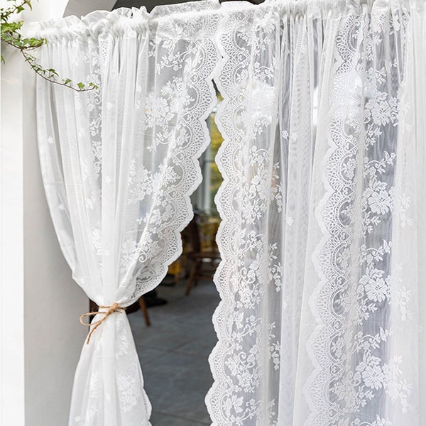 Lace Curtains Etsy