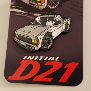 Broche d’émail D21 initiale
