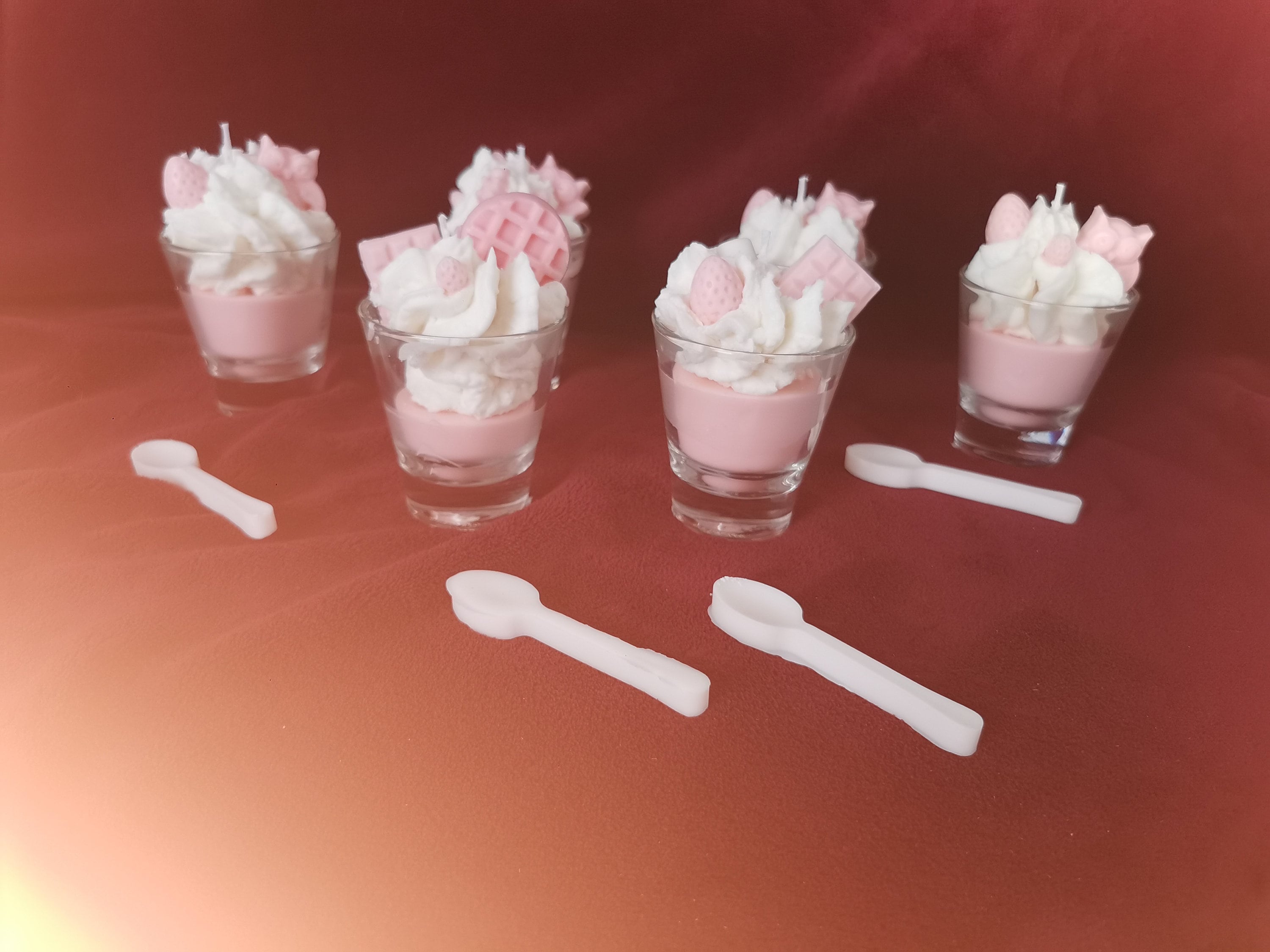 Bougie Gourmande Fraise Vanille