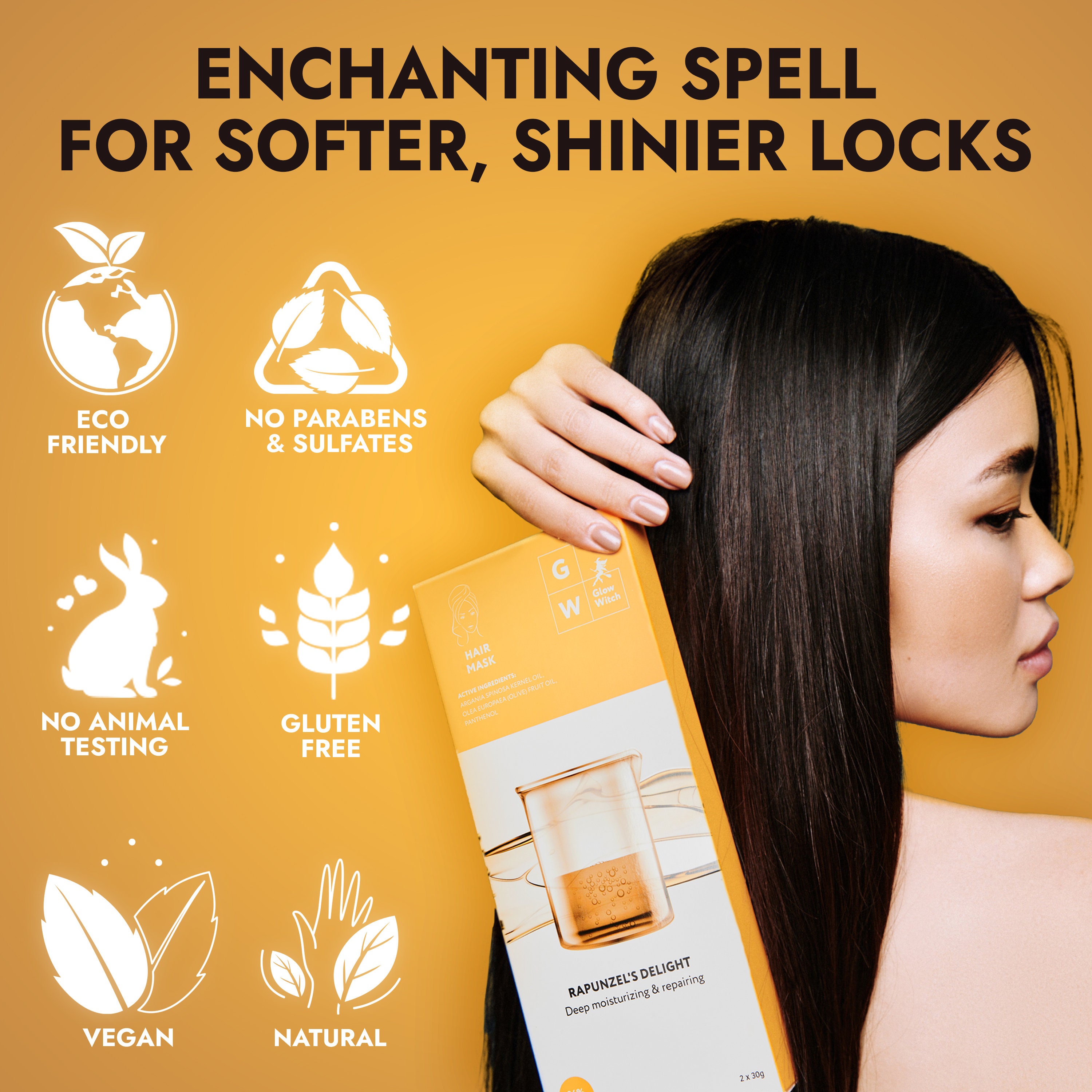 Glow Witch Hair Mask for Dry Damaged Hair and Growth 2-pack - Etsy Glow Witch Hair Mask for Dry Damaged Hair and Growth 2-pack - Etsy