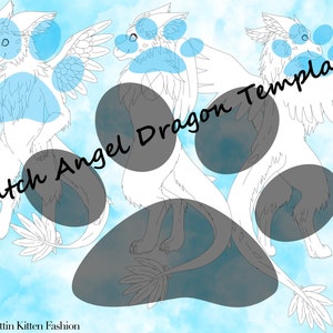 Dutch Angel Dragon Furry Reference Template