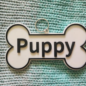 "5 inch ""Puppy"" Fursona Furry Schlüsselanhänger / Furry Schlüsselanhänger / Fursona Schlüsselanhänger / Fursuit Collar Dog Tag."