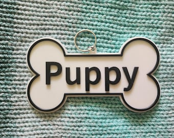 5 inch &quot;Puppy&quot; Fursona Furry Keychain / Furry Keychain / Fursona Keychain/ Fursuit Collar Dog Tag