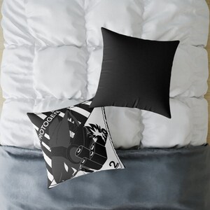 Protogen lithium battery canvas Pillow zdjęcie 8