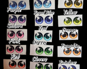 Sublimated Follow-me (4 sizes) Round Pupil Eye Mesh for Fursuits (Mesh Only)