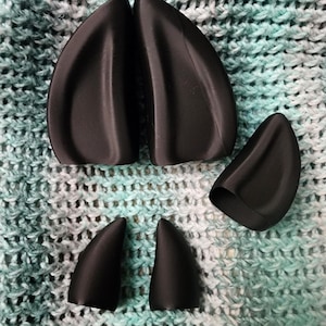 Cloven Goat, Deer, Cow, Fawn, Sheep, Hollow Hooves (Set of 4, 6, or 10) for Cosplay, Fursuits, Anime Costumes, or Ren fair Attire Gloves