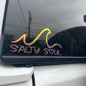 Salty Soul Decal/Beach/Wave/Ocean