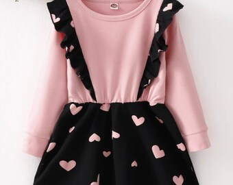 Toddler girl dress | girls dress | Valentine ‘s day dress