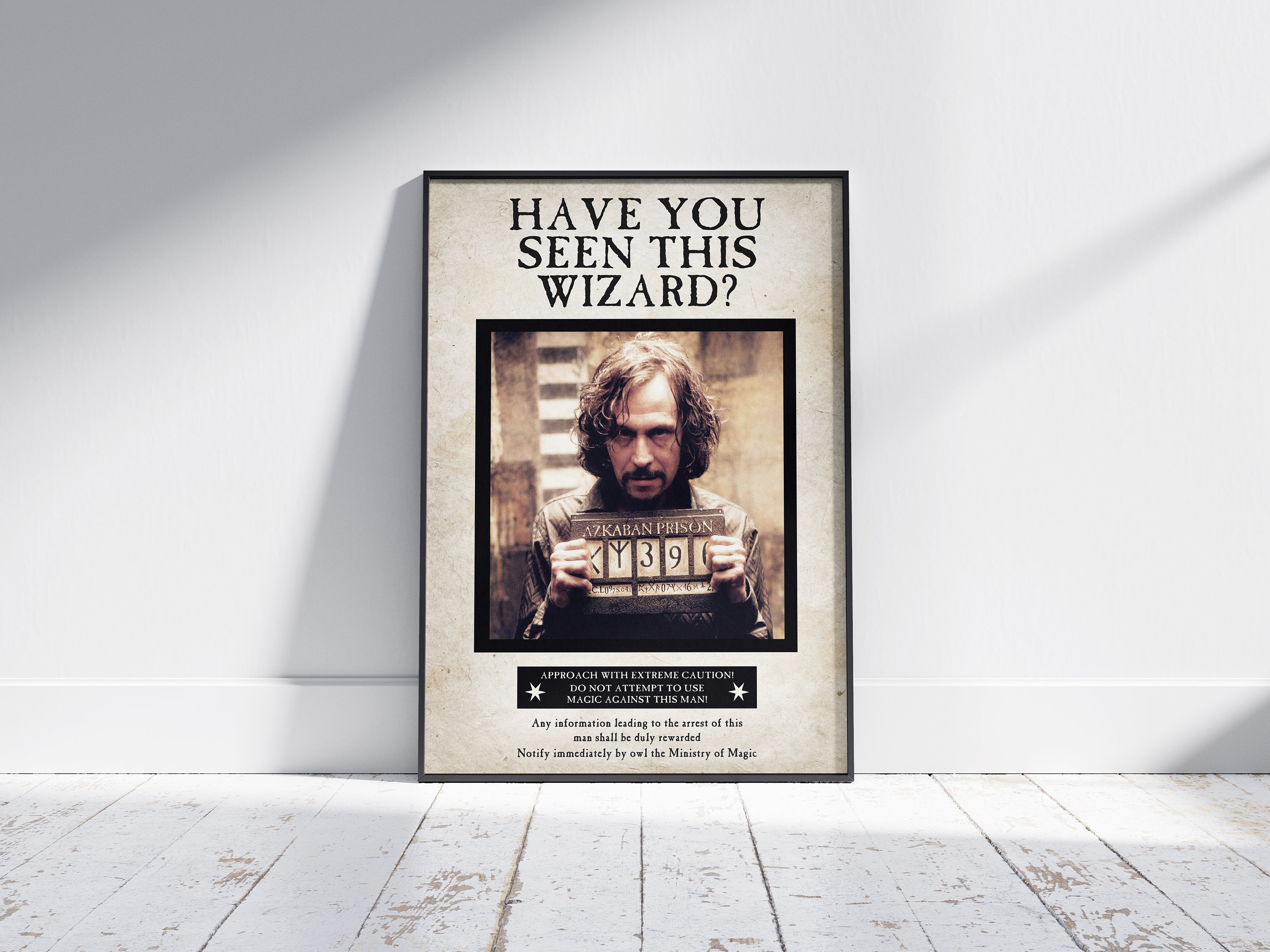 Mug Sirius Black affiche Wanted qui réagit à la chaleur sur Rapid