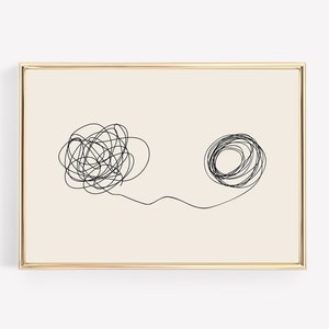 Poster sulla salute mentale, parlare aiuta, decorazione per ufficio di terapia, stampa artistica di psicologia, stampa artistica da parete di terapia della conversazione nera, decorazione per consulente