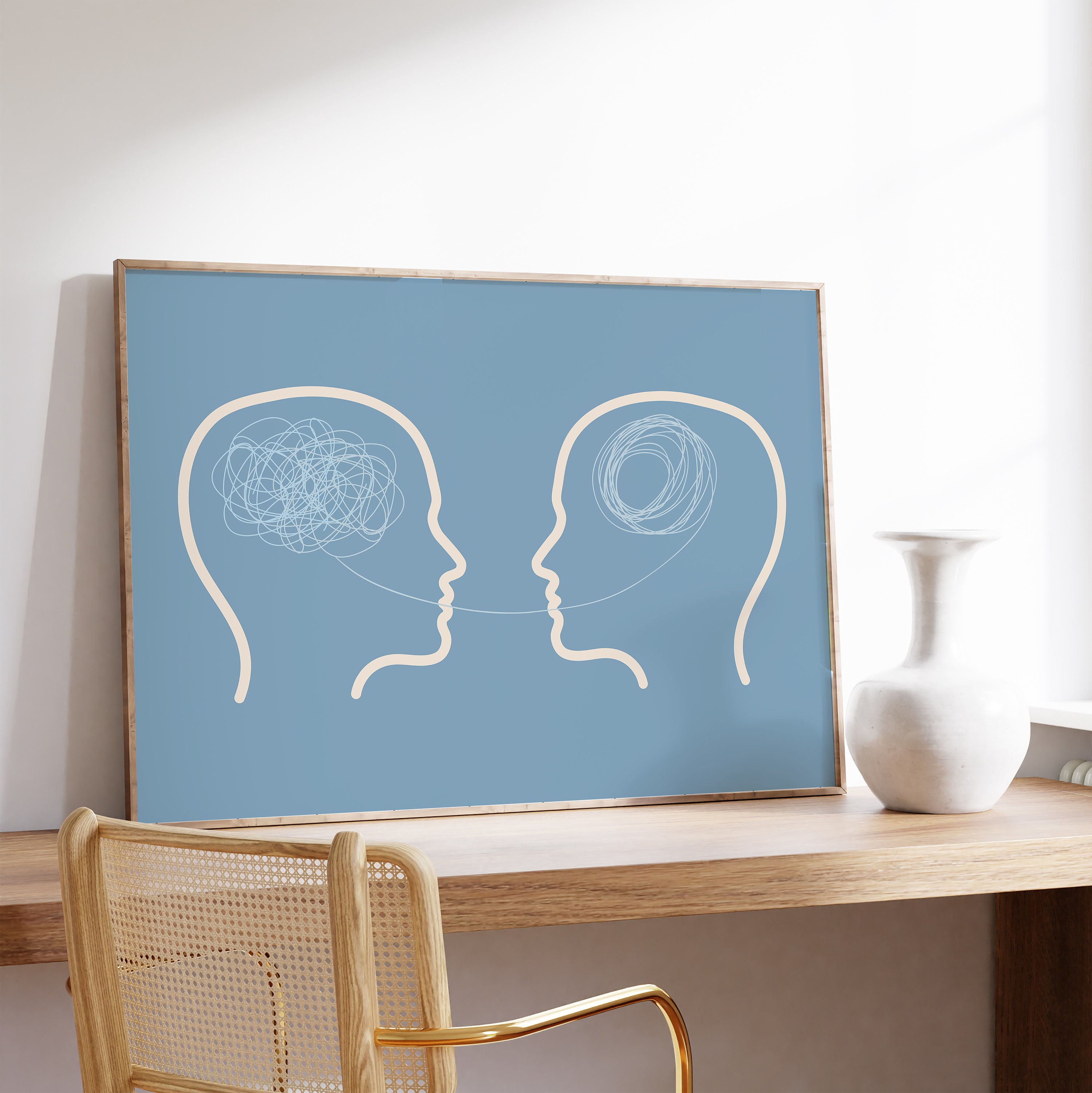 Therapy Office Decor, Mental Health Poster, Psychology Art Print ...