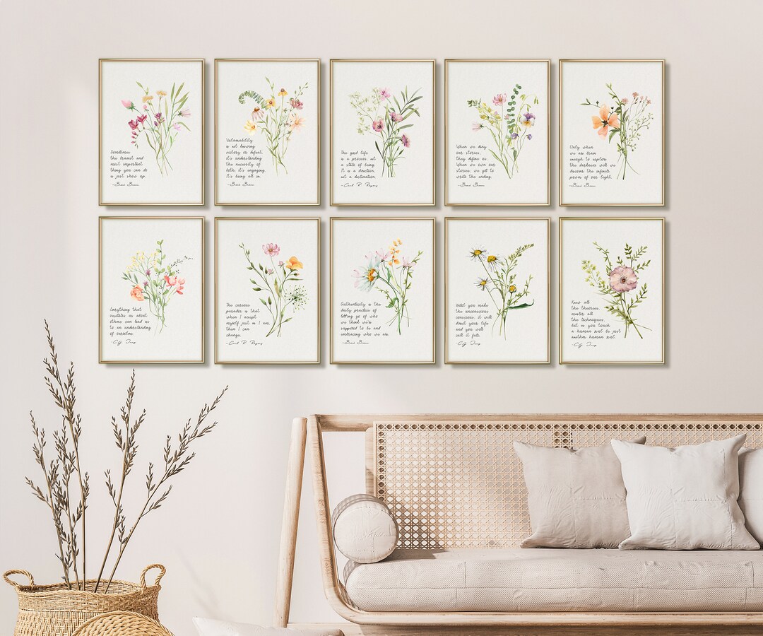 Set of 10 Psychology Quotes Printable, Inspirational Wall Art for ...