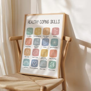 Healthy Coping Skills, Coping Strategies, Calming Techniques, School Social Work, Mental Health, Grounding Exercises