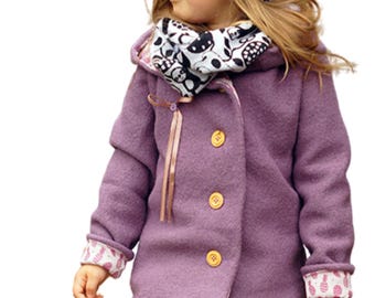 ENGLISH - eBook Wool Jacket Jacket Jovem(62-140) - Digital Pattern