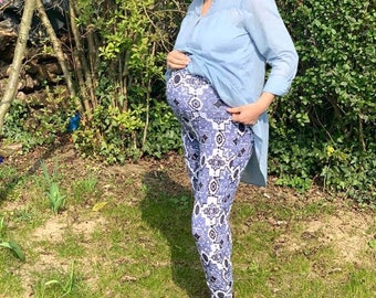 ENGLISH - ebook Ladies Maternity Legging Anne (EU 34-56)- Digital Pattern