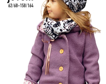 ebook Children's Jacket Wool Jacket Jovem (62-164) - digital sewing pattern