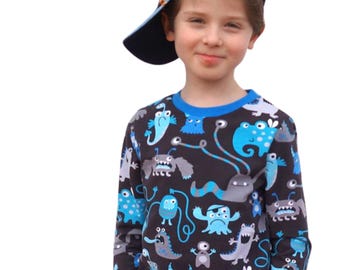 ebook Children's Sewing Pattern Basic Shirt, T-Shirt Pirituba (size 50-164) - digital sewing pattern