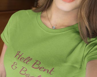 Bookish Embroidered T-Shirt, Feminist Literary Tee