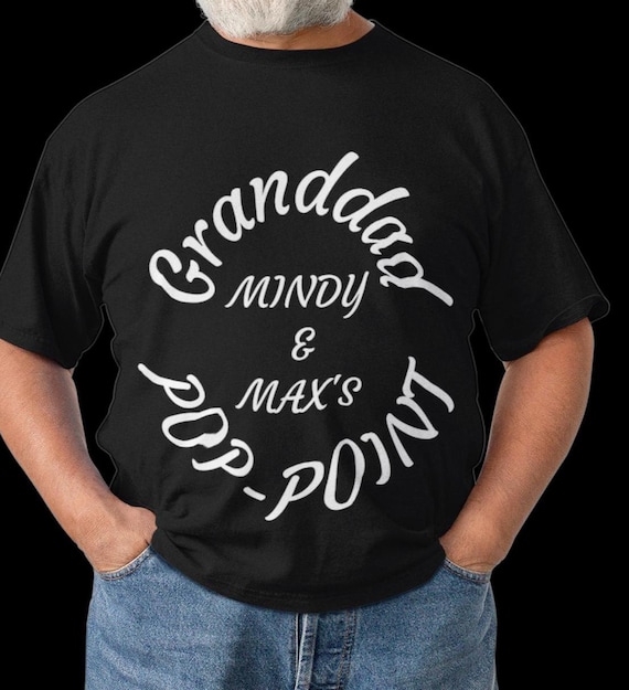 Poing Cadeau Fete Des Peres T Shirt PersonnalisÃ© Grand-père POP