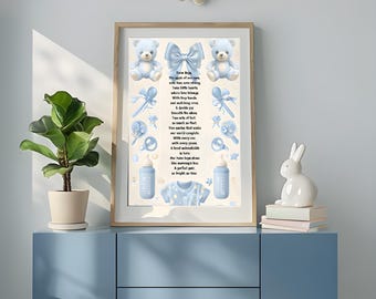 Twin Nursery Art: Sentimental Baby Keepsake Gift (12x16in Digital Download)