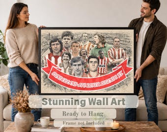 Sunderland AFC Roker Legends XI Print | Roker Park Football Wall Art