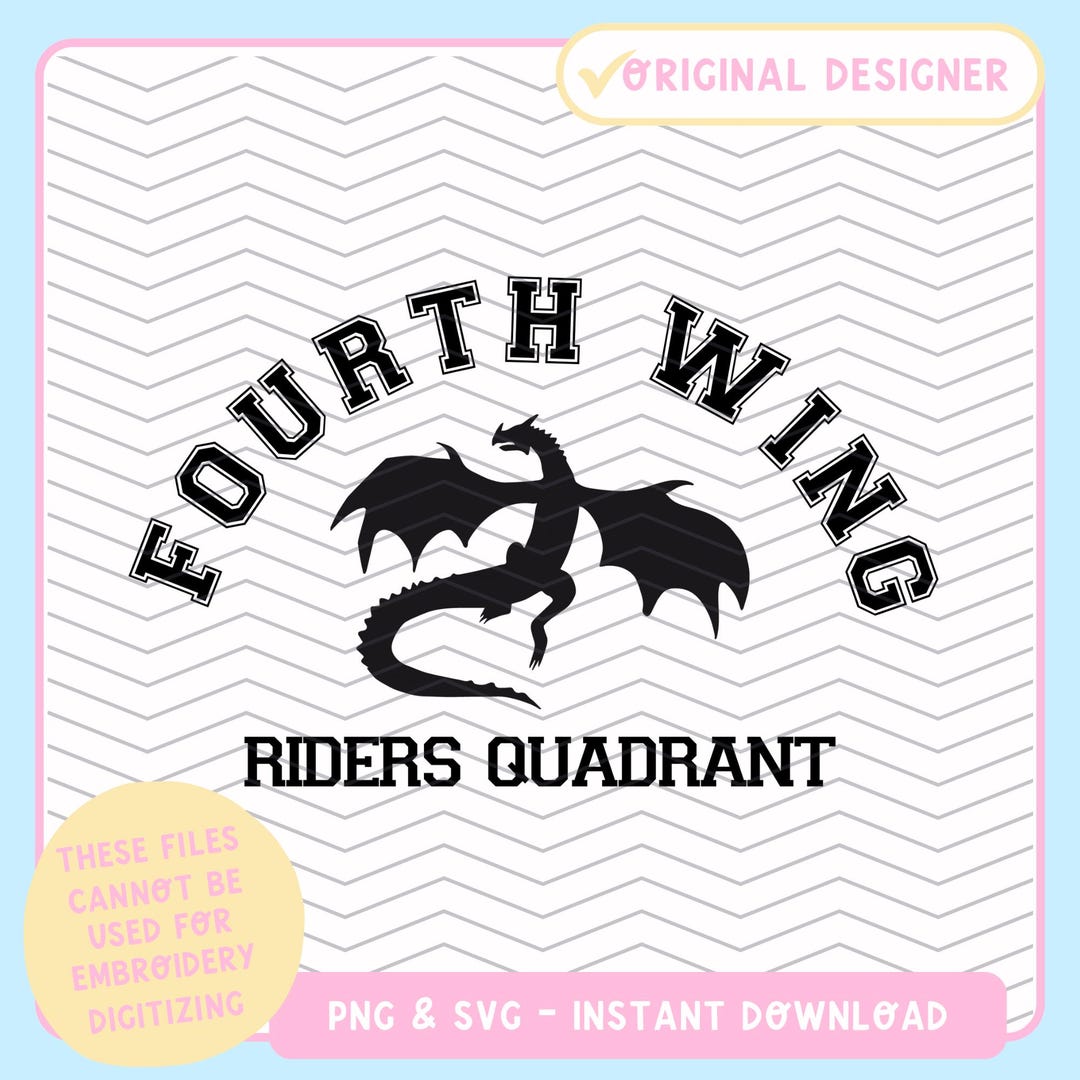 Fourth Wing Inspired SVG | Riders Quadrant PNG | Basgiath War College ...