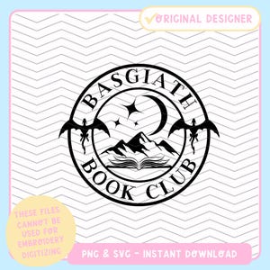 SVG inspirado na quarta asa | Basgiath Book Club PNG | Quadrante dos Cavaleiros do Dragão | Rebecca Yarros | Arquivo Cricut | Fantasia | Arquivos de livros