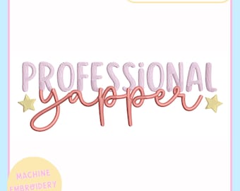 Lustige Maschinenstickdatei für 10x10 Hoop - Professionelle Stickdatei - PES JEF VP3 DST - Trendy Stickdatei