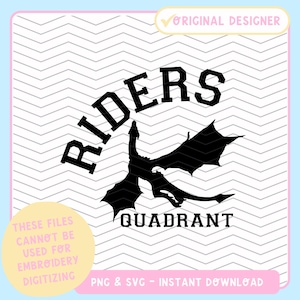 SVG inspirado na Quarta Asa | Basgiath War College PNG | Quadrante dos Cavaleiros de Dragão | Rebecca Yarros | Arquivo Cricut | Fantasia | Arquivos de Livros