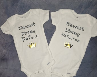 Newest Disney Prince or Princess Onesies