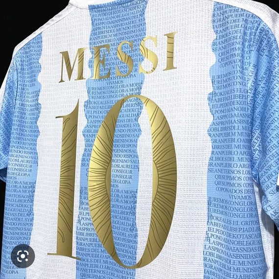 argentina messi soccer shirt