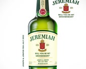 Digital Download Personalised Jameson Label To Fit 500ml and 700ml bottles - LABEL ONLY