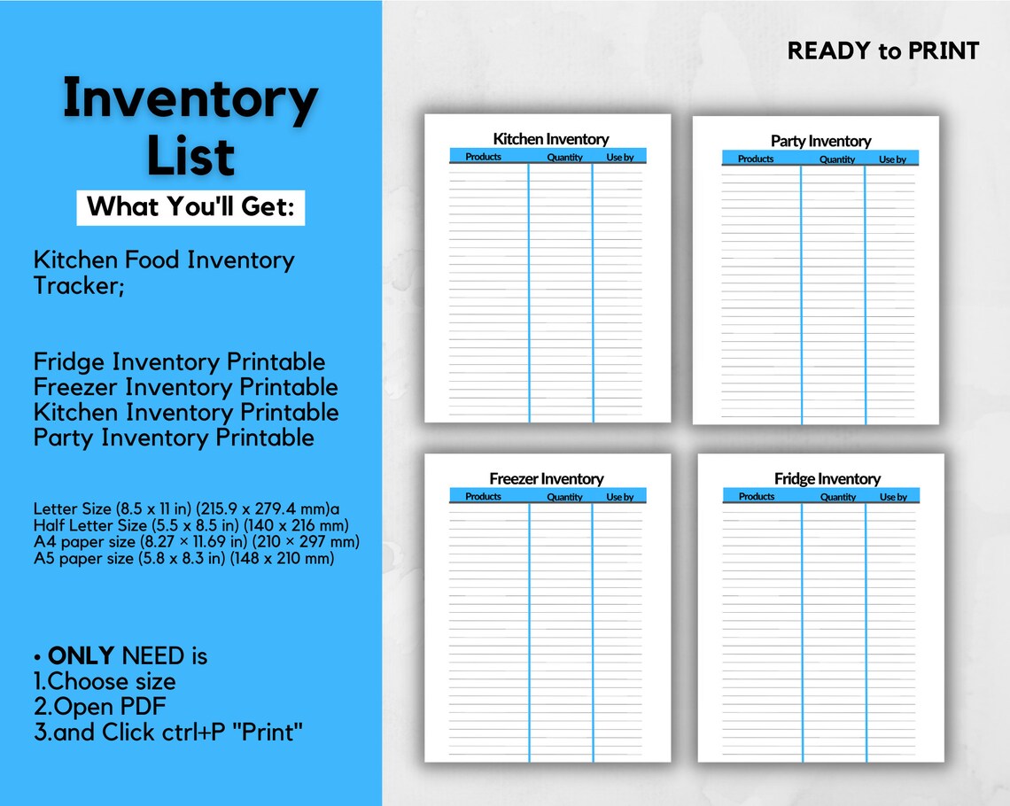 Weekly meal menu planner food diary inserts food journal etsy ireland