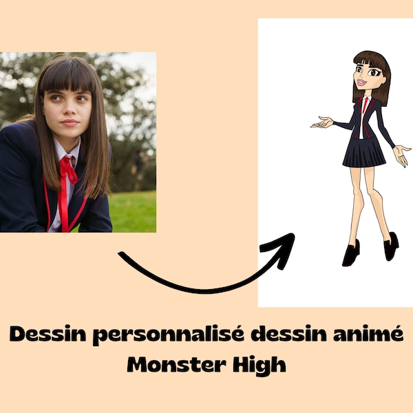 Dessin personnalisé Monster High