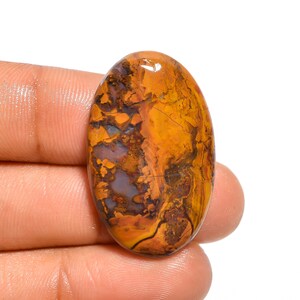 SEAM AGATE Cabochon Loose Gemstone, Oval Shape, 33 Ct. 33X20X5 mm, Amazing Designer Seam Agate Gemstone, For Making Pendant Jewelry, C-202