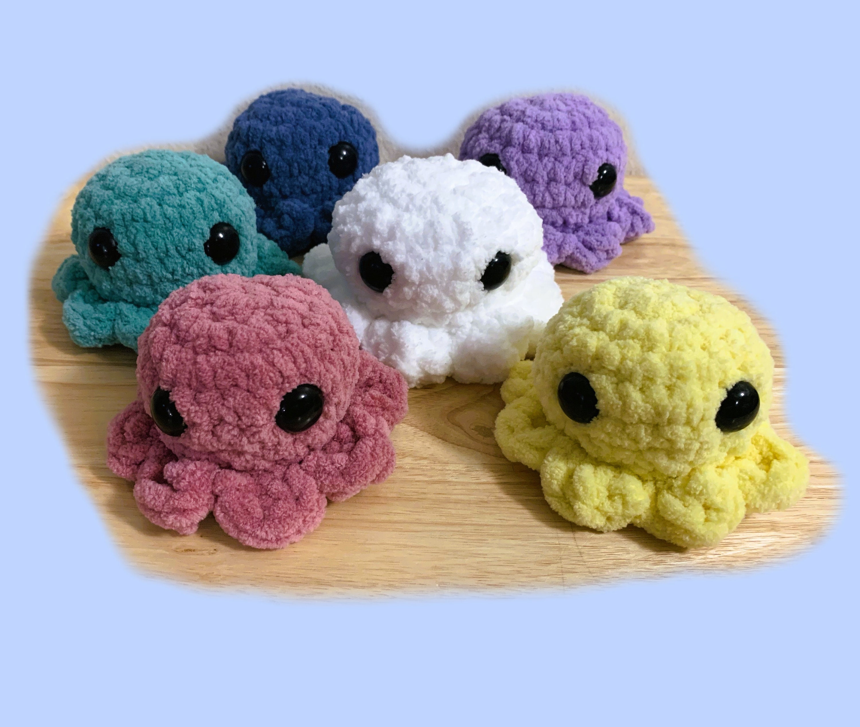 18 Mini Octopus Crochet Patterns: Delightful Projects for Crafty Sea Lovers 9 Digital for No-Sew Simple Easy Mini Pocket Octopus