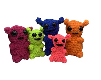 Patrón de ganchillo DIGITAL PDF para Amigurumi Alien Bug fácil sin costura