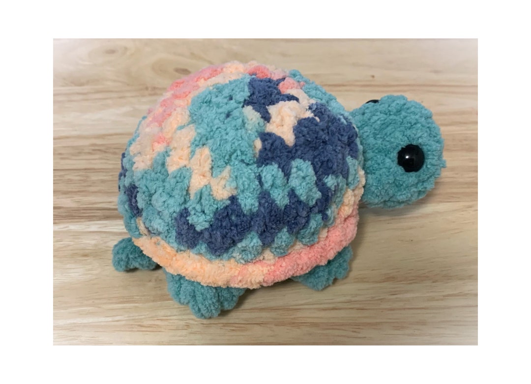 DIGITAL Crochet Pattern PDF for No-sew Baby Turtle Amigurumi - Etsy