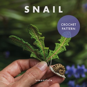 SNAIL - Lemonstale Crochet Pattern / Amigurumi