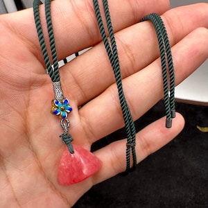 Rhodochrosite Necklace, rhodochrosite gem, ,  top quality, display collector, Argentina mineral .