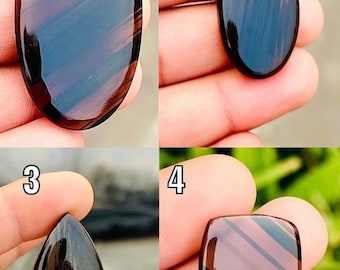Midnight Lace Obsidian Cabochon Healing Crystal Obsidian Cabochon Loose Gemstone For Jewelry Making...!