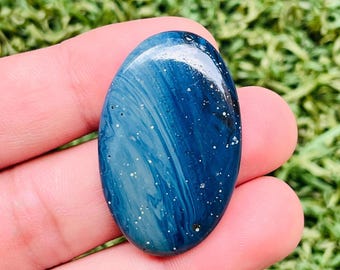 Natural Sieber Agate Gemstone, Designer Healing Sieber Agate Gemstone Crystals, AAA Quality Sieber Agate Gemstone (39x25x6mm)