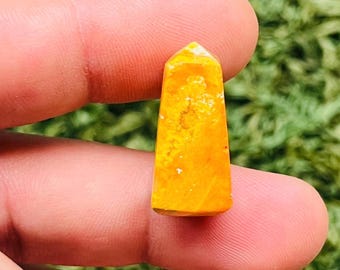 Beautiful Tiny Yellow Jasper Tower Loose Bee Jasper Gemstone For Jewelry Craft…23x11x7MM